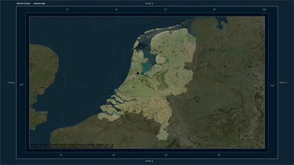 Netherlands composition. High-res satellite map © zelwanka