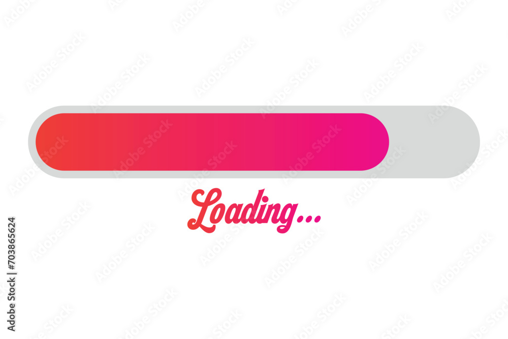 Poster loading process system update icon app progress icon update concept for graphic and web design sy