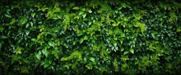 Fototapeta na wymiar Herb wall, plant wall, natural green wallpaper and background. nature wall. Nature background of green forest