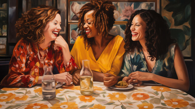 Celebrate The Bond Of Sisterhood By Capturing Intimate Moments Between Close Female Friends. Whether It's Sharing Laughter, Supporting Each Other Through Challenges, 