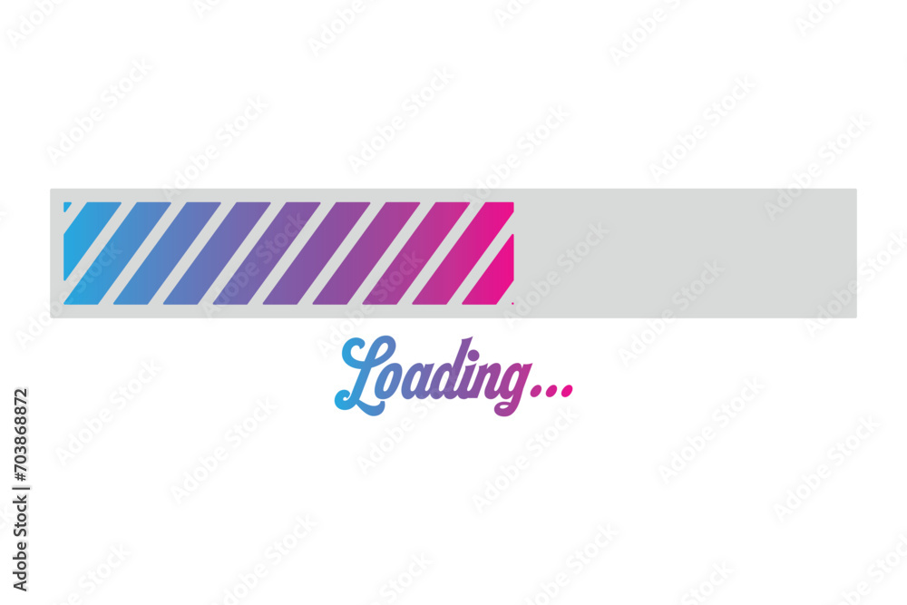 Poster loading process system update icon app progress icon update concept for graphic and web design sy