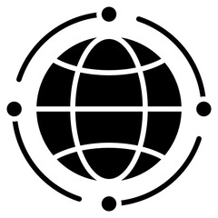 Global Presence Glyph Icon