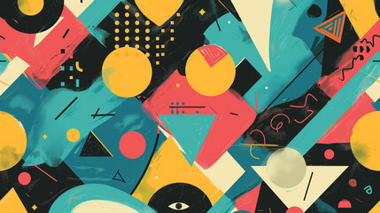 Abstract geometric graphic element