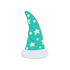 black magician hat cartoon. cap man, illusion illusionist, vintage cylinder black magician hat sign. isolated symbol vector illustration