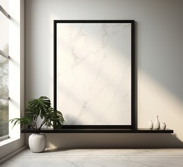 Black and White Modern Interior Design Living Room