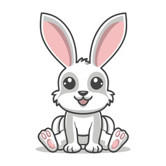 Fototapeta na wymiar Bunny vector illustration