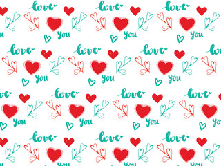 pattern with hearts