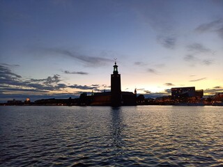 La valette au coucher du soleil 