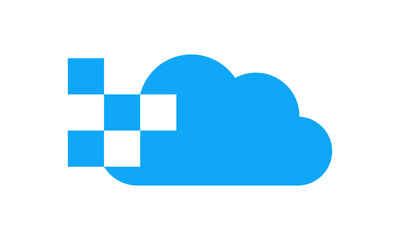 Internet data computing sign for technology company