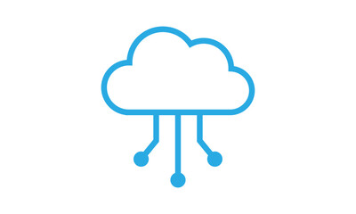 Internet data computing sign for technology company