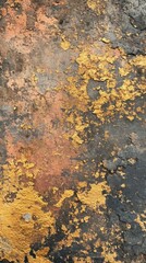 Grunge Background Texture in the Style Iron and Gold - Amazing Grunge Wallpaper created with Generative AI Technology