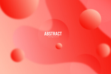 abstract red background with circles