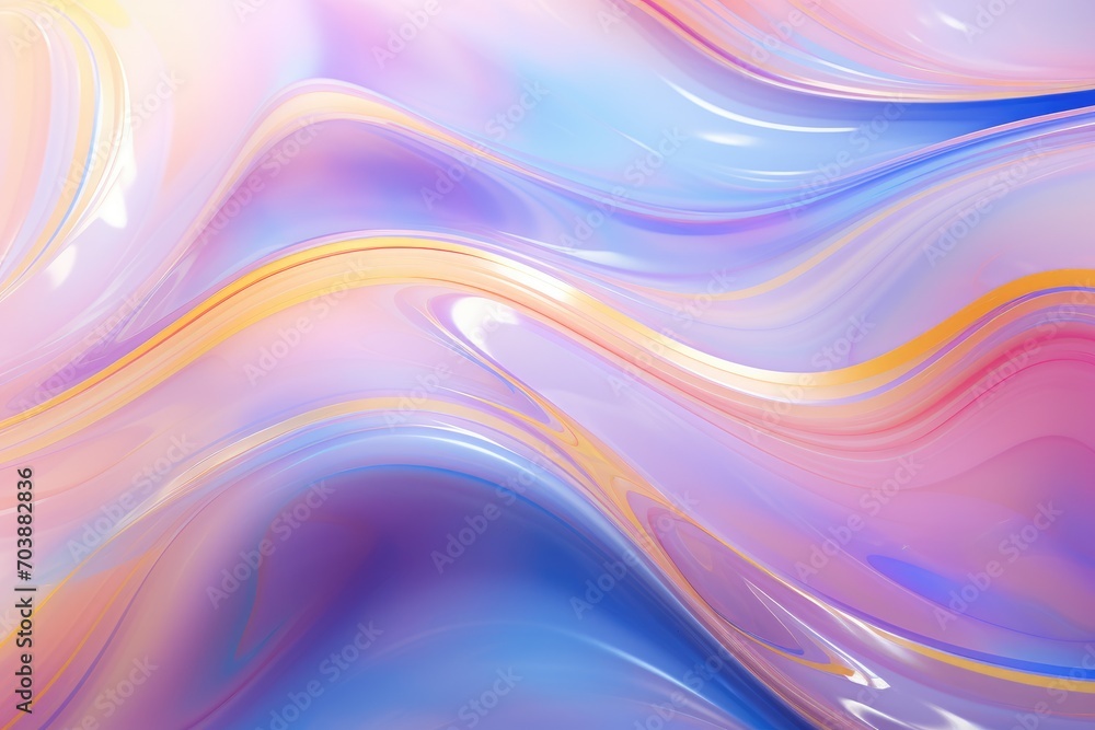 Aufkleber abstract bright colorful swirl wave background. modern psychedelic fluid gradient texture. retro des