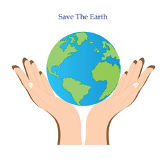 Embrace sustainable choices, protect ecosystems, and reduce carbon footprint. Together, let us preserve our planet for future generations. Save the earth concept. 