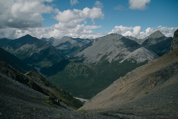 Valley mountain landscape