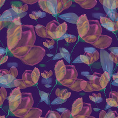 abstract floral background,abstract floral patter,flower pattern,watercolor pattern,pattern with beautiful plants for textiles or graphic prints, pattern with beautiful colors, pattern for fabric and 