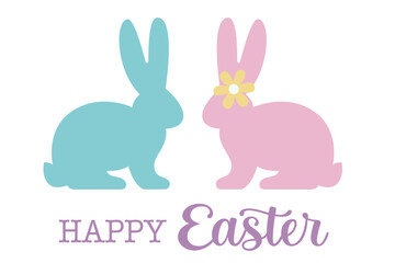 happy easter card.