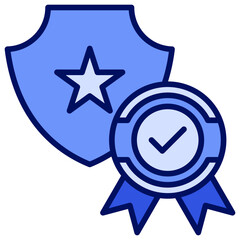 Trustworthy Brand Blue Icon