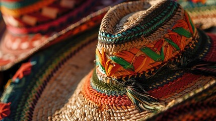 Fototapeta premium Handcrafted Sombrero Art