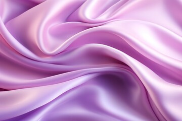 Fototapeta premium Purple silk fabric with gentle waves