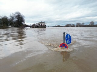 Hochwasser in Köln 2024
