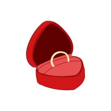 diamond proposal ring box cartoon. jewelry couple, jewellery marriage, love beach diamond proposal ring box sign. isolated symbol vector illustration
