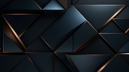An abstract black, metallic, and blue background