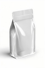 white plastic bag isolated