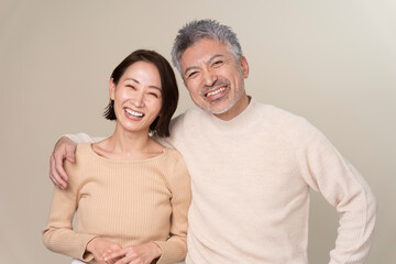 日本人ミドル世代夫婦のポートレート