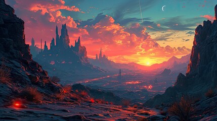 Panorama Universe Space Beautiful Science Fiction, Background Banner HD