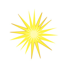 gold star cartoon. shine symbol, sign christmas, review silhouette gold star sign. isolated symbol vector illustration