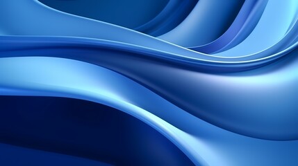 Abstract Blue Background - AI Generated

