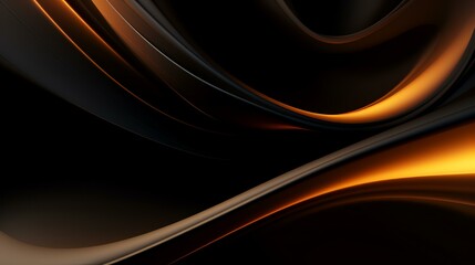 Abstract Illustration. Luxurious Black Line Background

