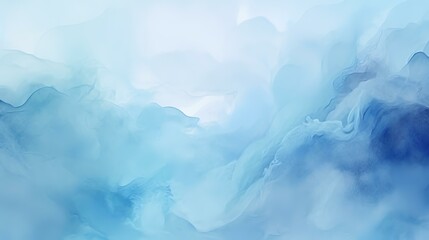 Abstract Light Blue Watercolor Background

