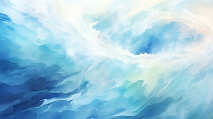 Abstract Watercolor Big Wave for Textures. Free

