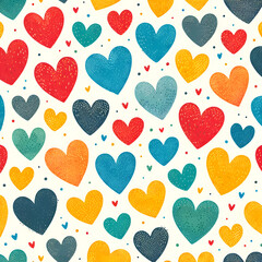 Seamless pattern valentine