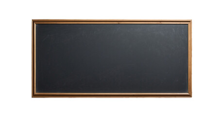blank blackboard isolated on white, png