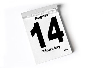 14 . August 2025