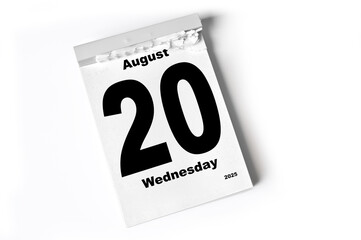  20. August 2025