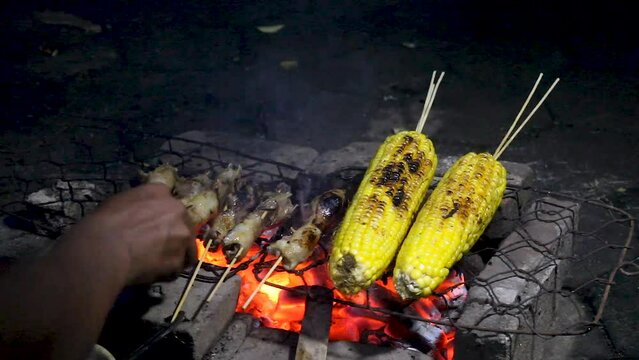  Make a burning beard on the coals at the turn of New Year's Eve. latin name Zea mays ssp. mays, 