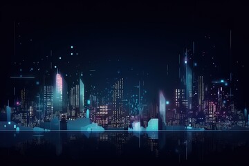 Obraz premium lights in the night