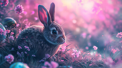 Easter Bunny  - obrazy, fototapety, plakaty
