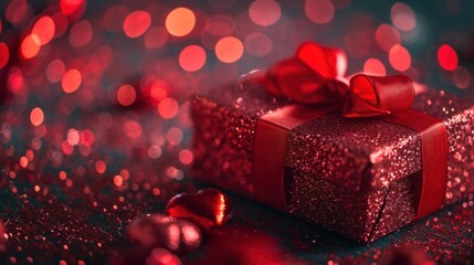 Crimson Splendor, A Mesmerizing Chrysalis of Love, Mystery, and Joy in a Scarlet Gift Box