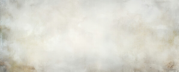 Abstract Painting in White and Brown, A Distinct Blend of Colors and Shapes