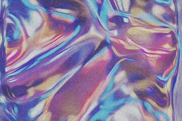 Vibrant Colorful Iridescent Hologram Noise Grain Background Texture