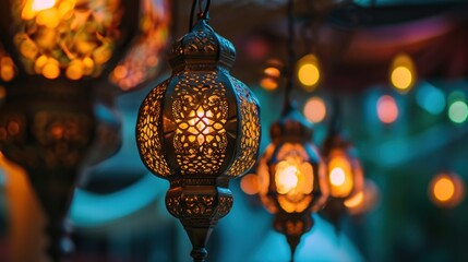 Luminary Constellations, An Enchanting Tapestry of Ethereal Lights Bedecking the Ceiling