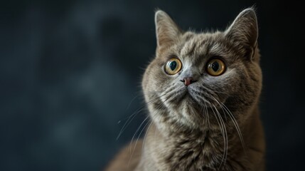 Enigma of the Night, An Intimate Glimpse Into the Soul of a Cat Amidst the Abyss