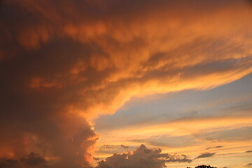 Fototapeta premium sunset in the sky