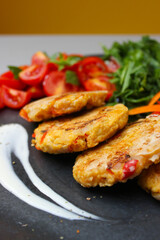 Nutritious Chickpea and Veggie burger