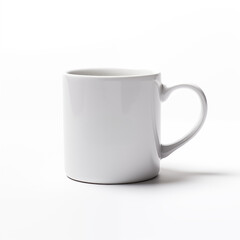 White coffee cup mock up